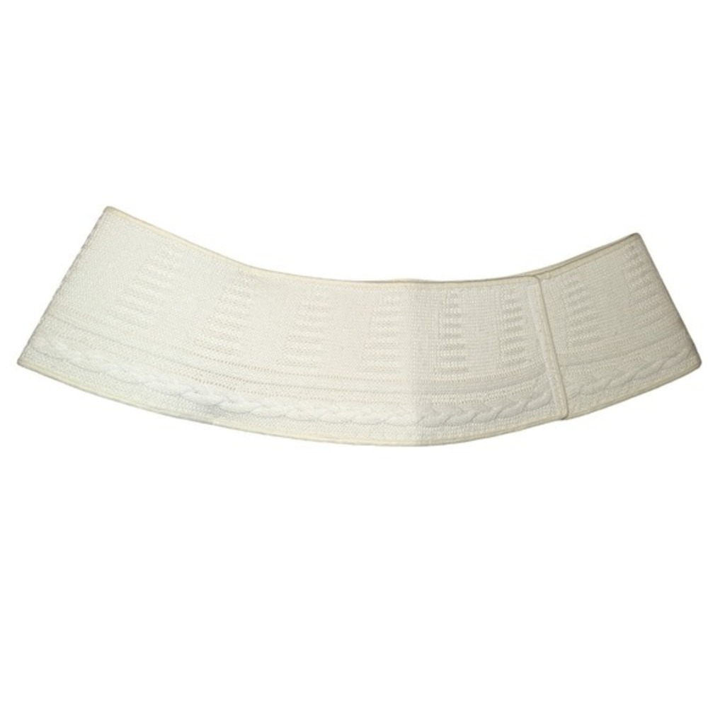 Cream Knit Detachable Collar Cable Knit Pointelle Layering Accessory Ivory‎